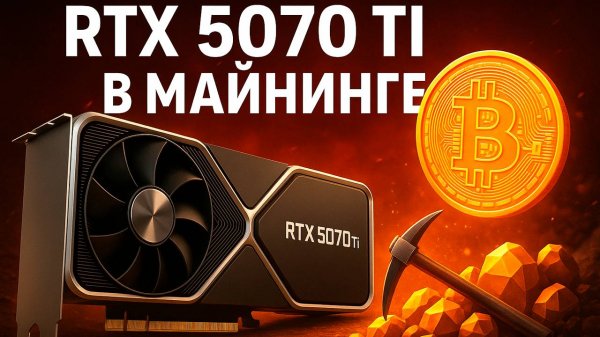 RTX 5070 Ti в майнинге. Доходность и окупаемость этого зверя