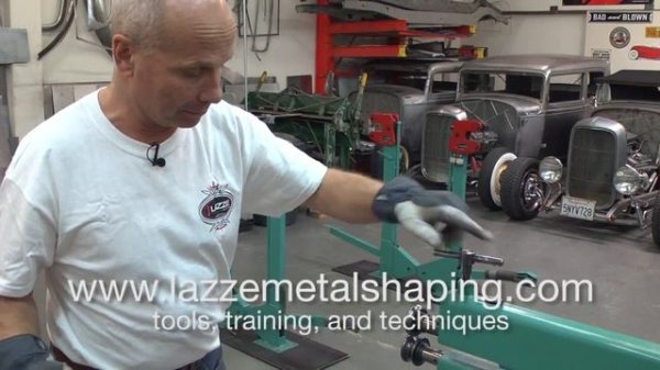 Lazze Metal Shaping: Repair or Scratch Built Panel with Inner Curve Lip