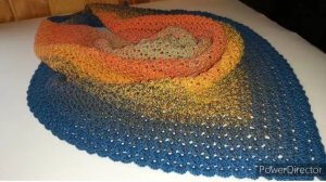 МК бактус крючком// МК шаль крючком// Как связать красивую шаль крючком