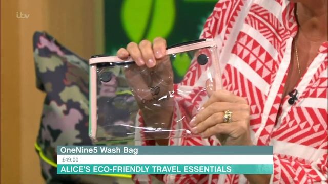 Eco Friendly Travel Essentials - OneNine5's Award Winning Wash Bag on ITV This Morning, Gift Guide. смотреть онлайн