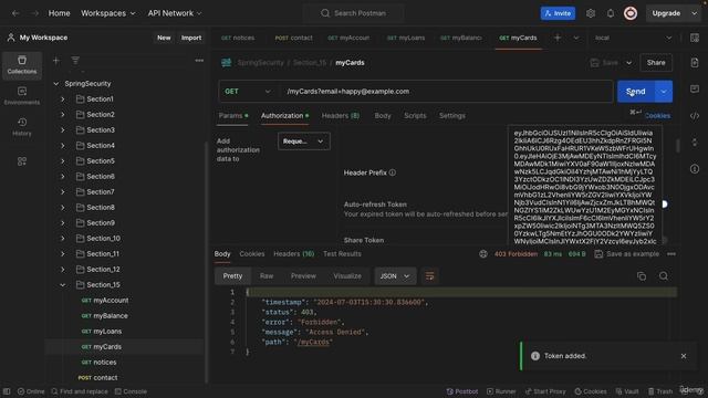159 Testing Authorization code & refresh grant types using Postman App смотреть онлайн