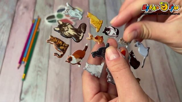 Наклейки зефирные Породы кошек смотреть онлайн