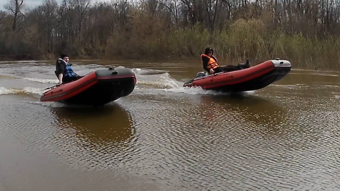 Обкатка Лодок KITT BOATS НДНД и моторов Apache 9.9