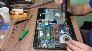 Залили водой ноутбук hp TPN-C130 устранение последствий