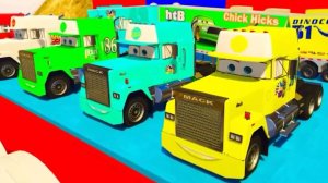 монстр маккуин грузовик машинки для детей маккуин и друзья мультфильм для детей