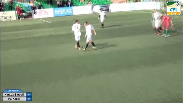 Narxoz-Sinooil - FC Kaspi 0:1 (Шапурин Алексей) смотреть онлайн