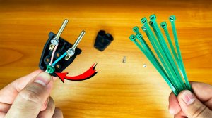 Бытовые советы и хитрости по использованию кабельных стяжек! Пластиковых хомутов!