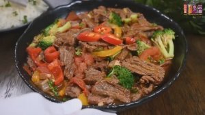 Жареная говядина с овощами получается восхитительным, если приготовить её таким простым способом!