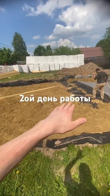 Фундамент. ЖБ ПЛИТА . #домизгазобетона #архитектура #пл