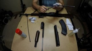 Охолощенный АКМ МА-АК-СХ - Разборка и чистка (TimeLapse)