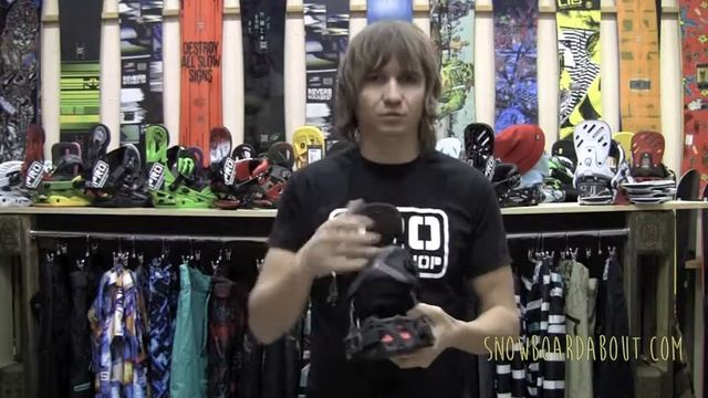 Обзор креплений Rome 390 Boss 13/14 от snowboardabout.com смотреть онлайн