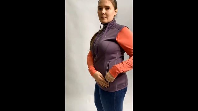 Жилет для верховой езды женский Hailey Style (мальва) смотреть онлайн