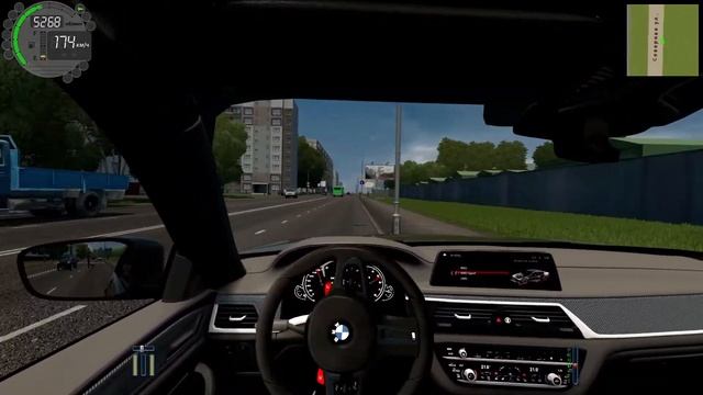 BMW M5 F90.Шашки по городу!