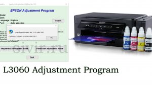 Мигает капля и бумага Epson L3060