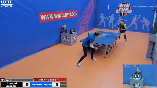 Шамрай Андрей 2-3 Киенко Сергей Восток 1 WIN CUP 3.10.20 Прямой эфир Зал 1 смотреть онлайн
