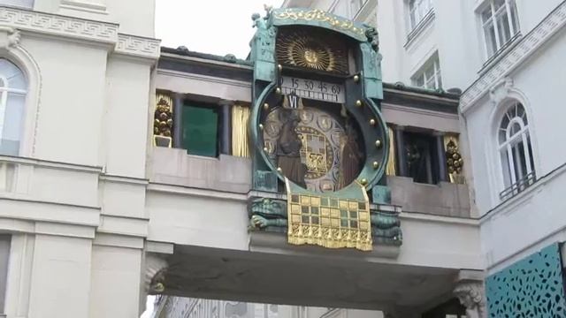 Анкерные часы в Вене. Wien Ankeruhr смотреть онлайн