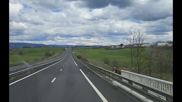 Путешествие из Le Havre à Seté route gratuite/бесплатная дорога замечательные виды из окна смотреть онлайн