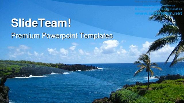 Beach Scenery Beauty PowerPoint And Backgrounds And Templates Themes ppt layouts смотреть онлайн