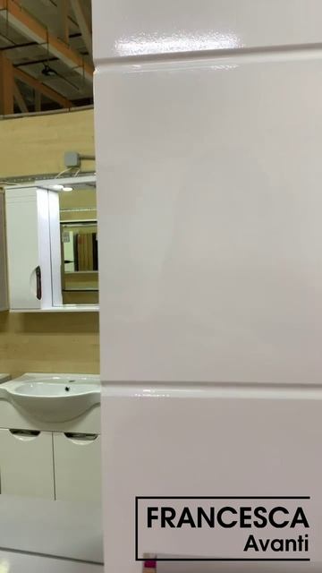 Зеркало-шкаф Francesca Кубо 80 2С белый смотреть онлайн