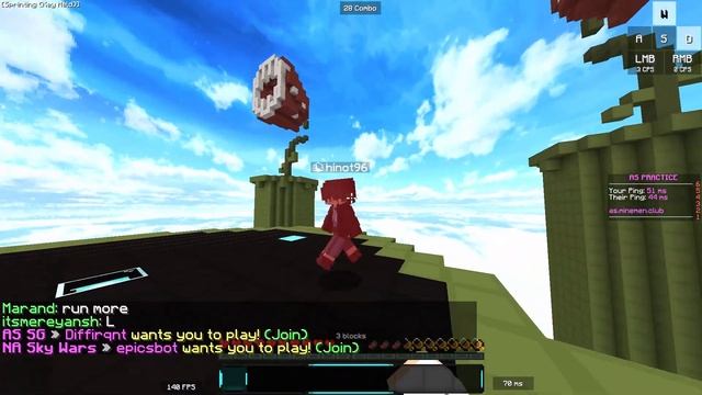 So I made Hit Sync with Karlson Vibe | MineManClub Sumo | Minecraft смотреть онлайн