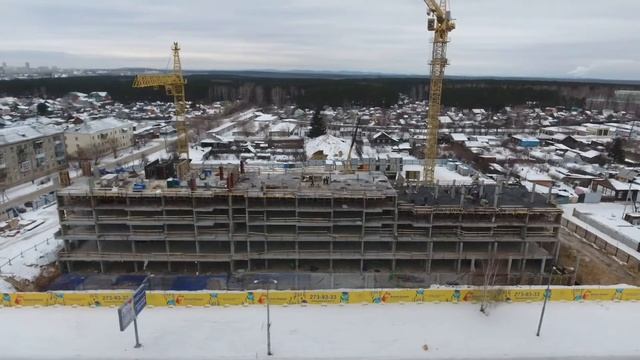 ЖК Белая Башня Ход строительства 19.12.2019 смотреть онлайн
