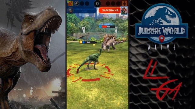 Майазавр новый гадрозаврид в Jurassic World Alive смотреть онлайн