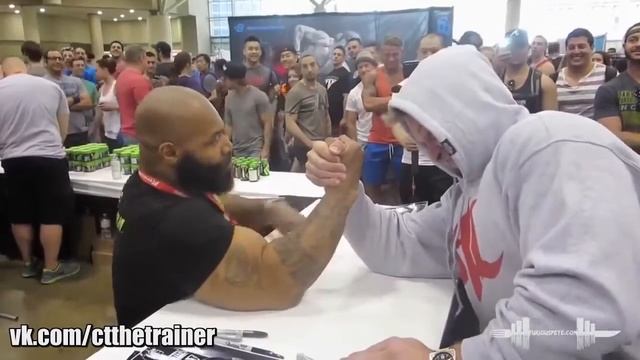 CT Fletcher vs Furious Pete – Армрестлинг смотреть онлайн