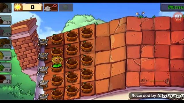 Прохождение растения против зомби (plants Vs Zombies) 2,4 крыша.