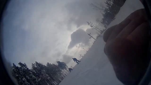 Открытие сезона на Уктусе 26.10.2014 snowboard с камерой sj1000 спуск 3 смотреть онлайн