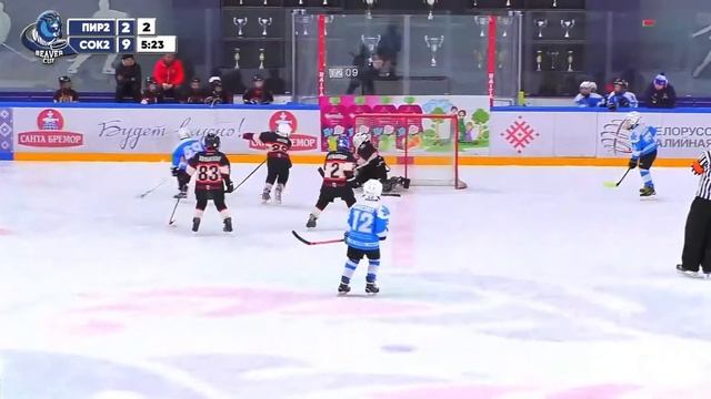 Хоккей. Beaver Cup среди юношей 2013 г. Матч за 13-14 места. Сокол Киев 2 - Пираньи Минск 2 смотреть онлайн