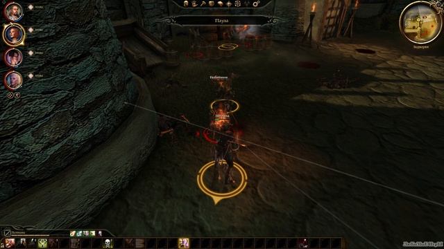 44#. Dragon Age Origins прохождение. Маг. Денерим. Бои смотреть онлайн