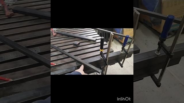 #перила из профиля,#металла Для #лестницы , часть 1.