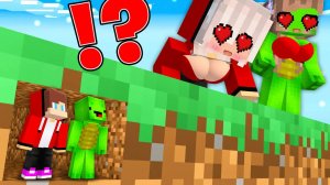 Крошечные Джей Джей и Майки прячутся от ДЕВОЧЕК - Анимация для Майнкрафта