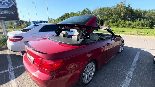 Closing The Roof BMW E93 Convertible (закрытие крыши БМВ Е93 кабриолет)