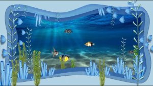 Футаж Подводный мир Background Underwater World
