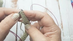 Начало вязания кокетки. Росток.