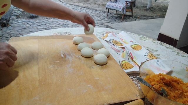ТОНКОЕ ДАГЕСТАНСКОЕ ЧУДУ, С ТЫКВОЙ!!! #тесто #рецепт #выпечка #еда #вкусно #мука # смотреть онлайн