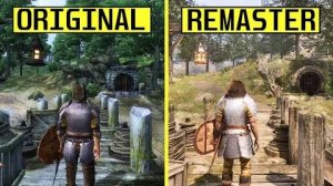 Oblivion Remastered vs Original - Сравнение графики (Cycu1)
