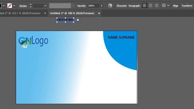 Business card design of illustration смотреть онлайн