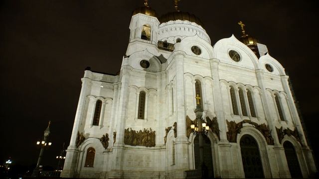Архитектурно-художественное освещение Храма Христа Спасителя (Москва, 2023 год) смотреть онлайн