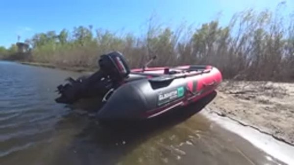 Первая обкатка!Обзор мотора Гладиатор 9.8 и лодки Гладиатор 350 НДНД