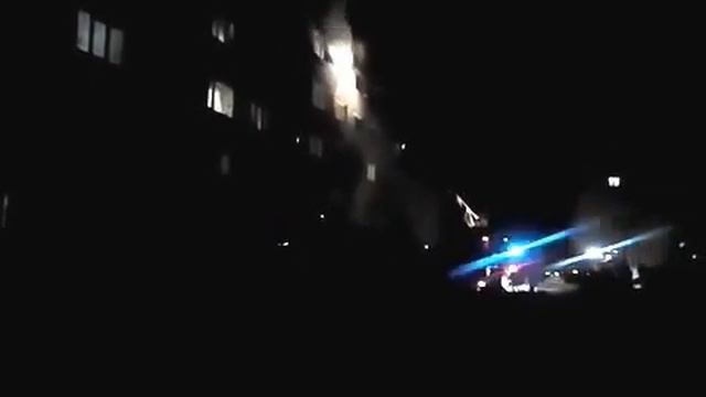 В Рубцовске горит малосемейка 12.01.2018г. смотреть онлайн