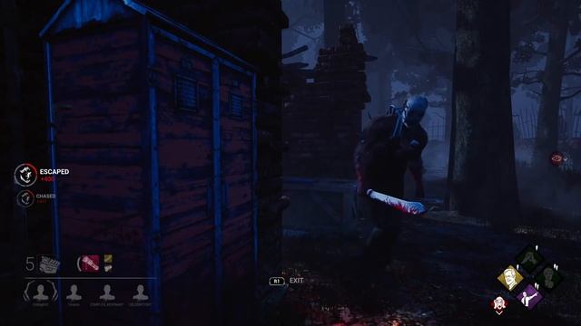Dead by Daylight pallet drop & locker getaway смотреть онлайн