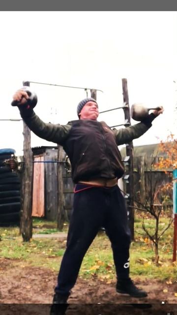 Упражнение крест 🏋️гири по 24кг #ссш #штанга #гири #тамбов #моршанск #подтягивания #сила смотреть онлайн