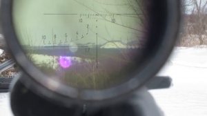 Ориентирования по дальности по сетке прицела