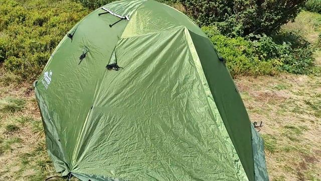 Туристичний намет Tramp Peak 3 (v2) Green (TRT-026-green) (UTRT-026-green)#tramp#туристичний#намет