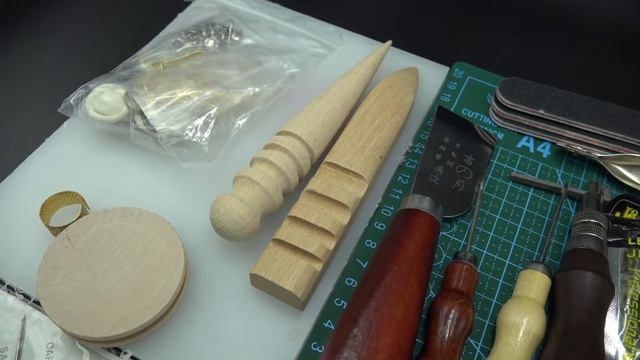 Большой Набор инструментов для работы с кожей №4, 45 предметов смотреть онлайн