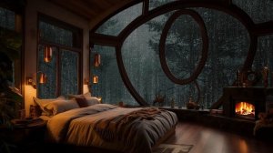 Дождь и огонь 🌧️ Позвольте успокаивающим звукам дождя и природы очистить ваш разум