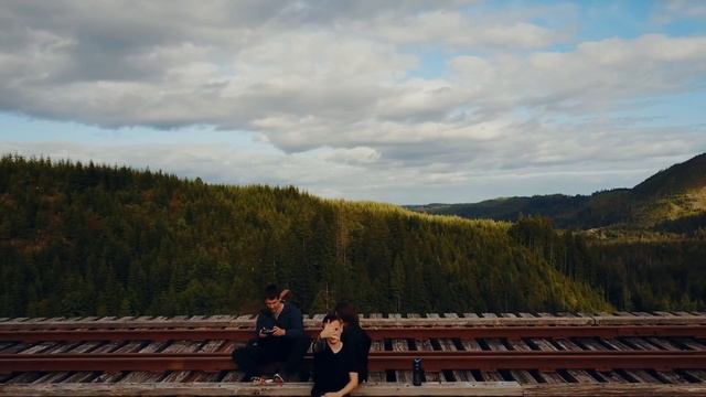 Заброшенный железнодорожный мост в Olympic State Park | Vance Creek Bridge смотреть онлайн