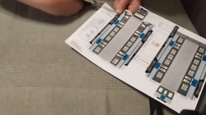 Поезд метро 81-740.1/741.1 "Русич" из бумаги.